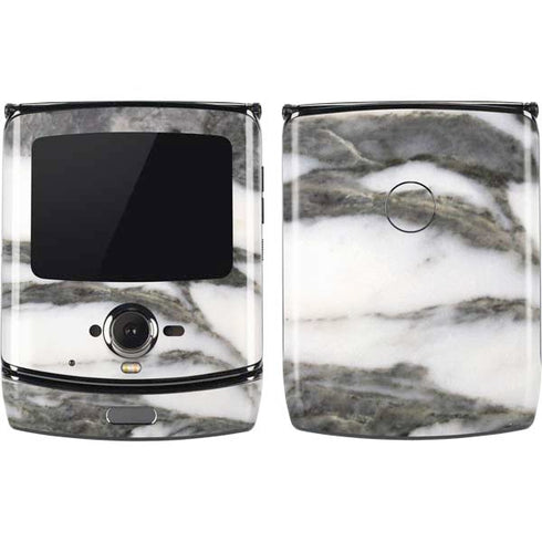 Grey Marbling Motorola RAZR Skin