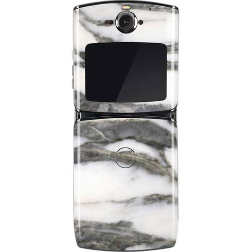Grey Marbling Motorola RAZR Skin