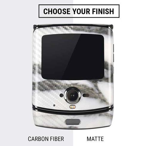 Grey Marbling Motorola RAZR Skin