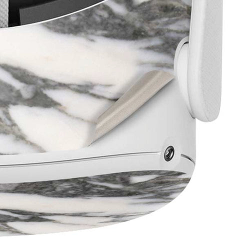 Grey Marbling Oculus Quest 2 Skin
