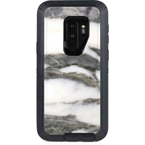 Grey Marbling Otterbox Defender Galaxy Skin