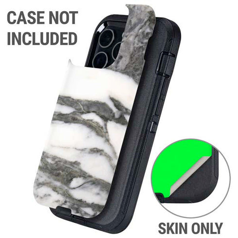 Grey Marbling Otterbox Defender iPhone Skin