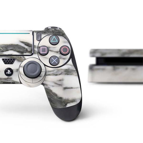 Grey Marbling PS4 Slim Bundle Skin