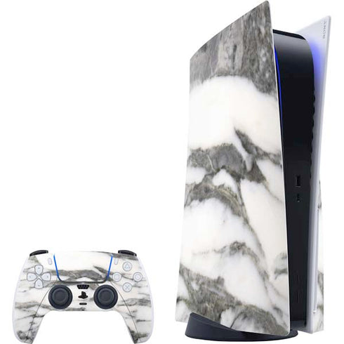 Grey Marbling PS5 Bundle Skin