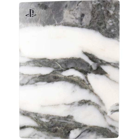 Grey Marbling PS5 Digital Edition Console Skin