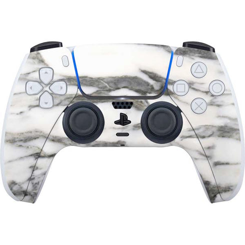 Grey Marbling PS5 Controller Skin