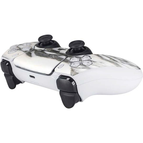 Grey Marbling PS5 Controller Skin