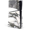 Grey Marbling PS5 Slim Disk Console Skin