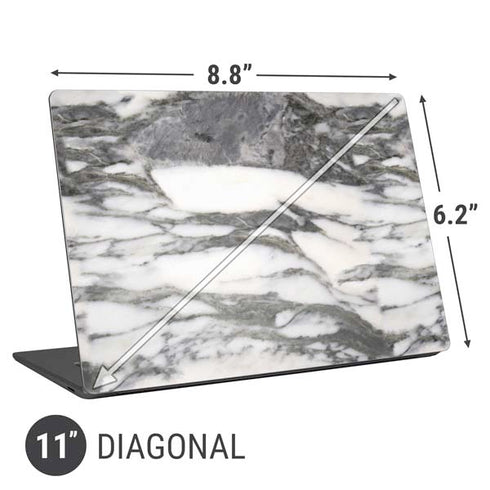 Grey Marbling Universal Laptop 11in (8.8 x 6.2in) Skin
