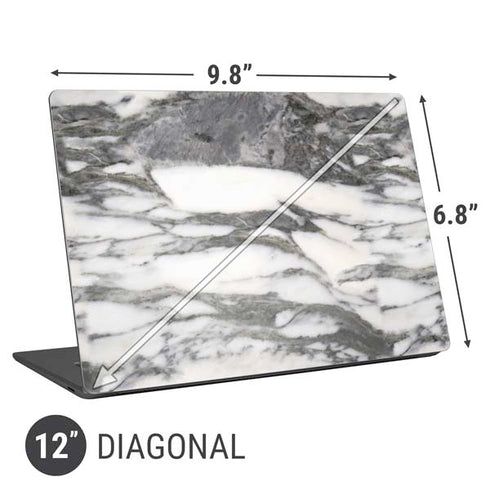 Grey Marbling Universal Laptop 12in (9.8 x 6.8in) Skin