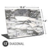 Grey Marbling Universal Laptop 13in (10.6 x 7.6in) Skin