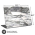 Grey Marbling Universal Laptop 15in (12.2 x 8.8in) Skin