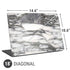 Grey Marbling Universal Laptop 18in (14.6 x 10.6in) Skin
