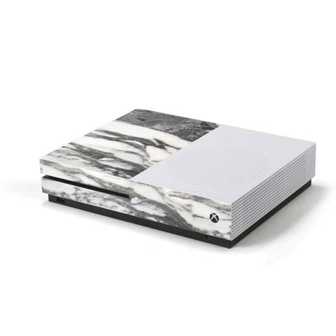 Grey Marbling Xbox One S Console Skin