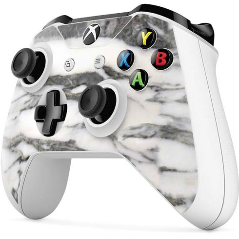 Grey Marbling Xbox One S Controller Skin