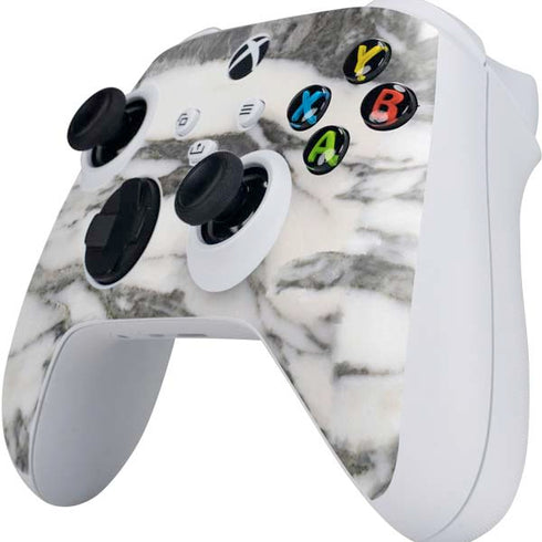 Grey Marbling Xbox Series S Controller Skin