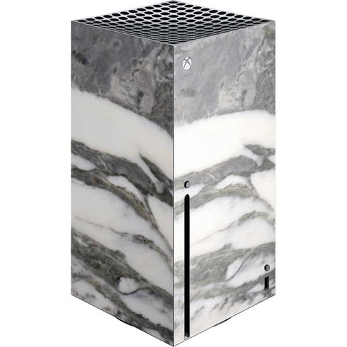 Grey Marbling Xbox Series X Console Skin