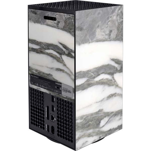Grey Marbling Xbox Series X Console Skin