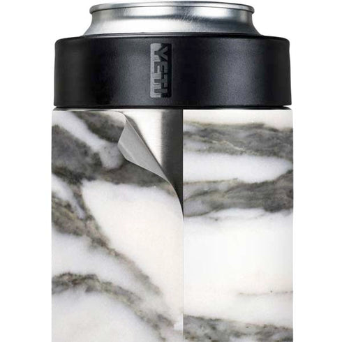 Grey Marbling Yeti Colster Can Insulator Skin