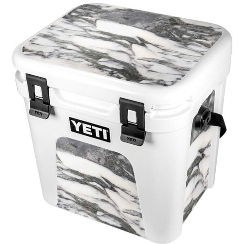 Grey Marbling YETI Roadie 24 Hard Cooler Skin