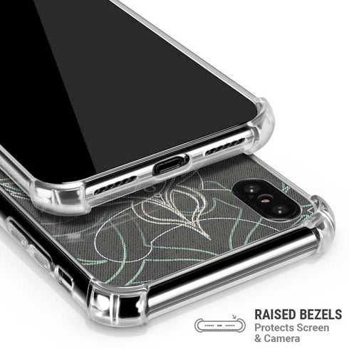 Grey Serenity iPhone XS Max Clear Case