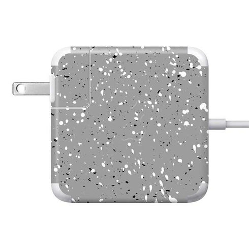 Grey Speckle 85W Power Adapter (15 and 17 inch MacBook Pro Charger) Skin