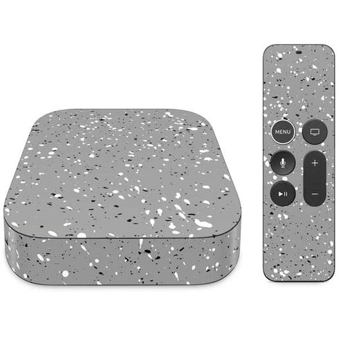 Grey Speckle Apple TV Skin
