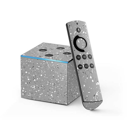 Grey Speckle Fire TV Cube Skin