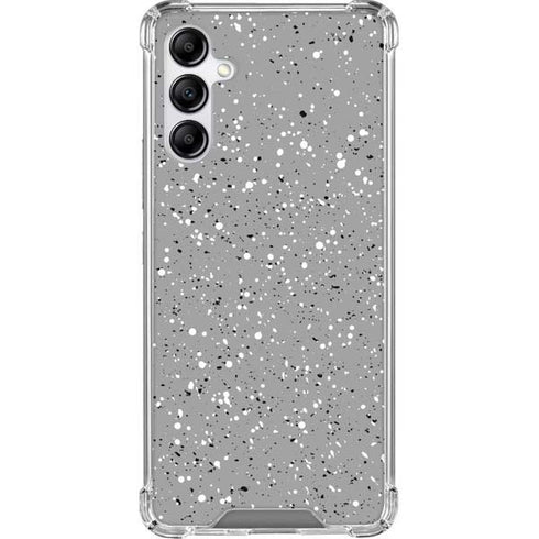 Grey Speckle Galaxy A14 5G Clear Case