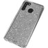 Grey Speckle Galaxy A21 Clear Case