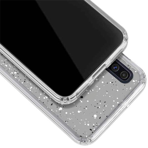 Grey Speckle Galaxy A50 Clear Case