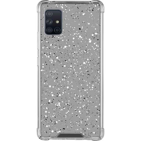 Grey Speckle Galaxy A51 5G Clear Case