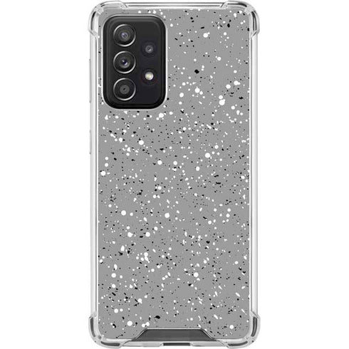 Grey Speckle Galaxy A52 5G Clear Case