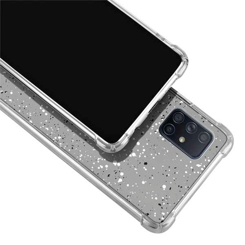 Grey Speckle Galaxy A71 5G Clear Case