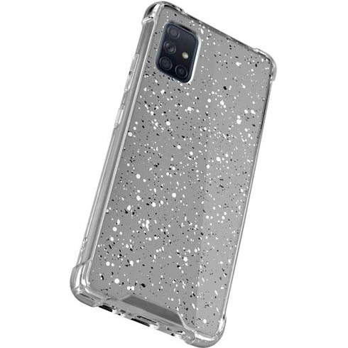 Grey Speckle Galaxy A71 5G Clear Case