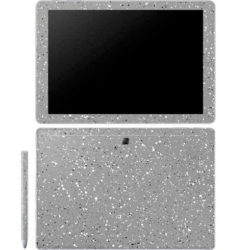 Grey Speckle Galaxy Book 12in Skin
