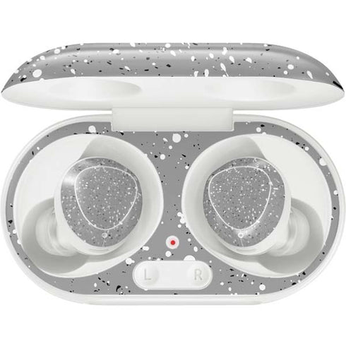 Grey Speckle Galaxy Buds Plus Skin