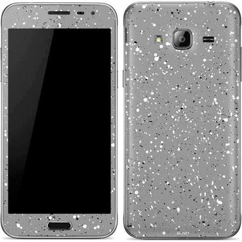 Grey Speckle Galaxy J3 Skin