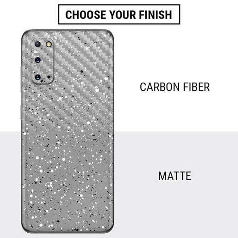 Grey Speckle Galaxy S20 Skin