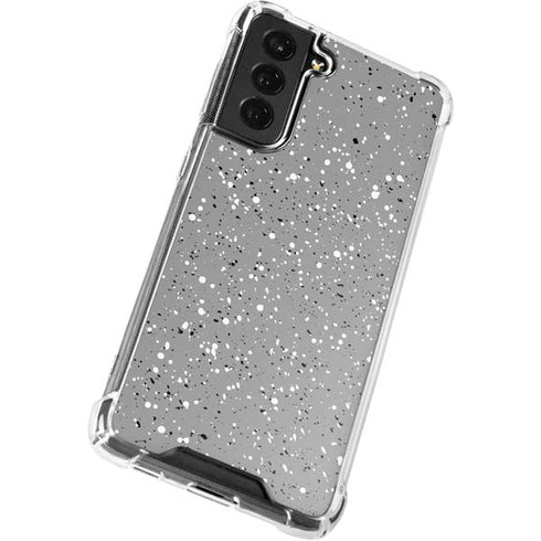 Grey Speckle Galaxy S21 FE Clear Case