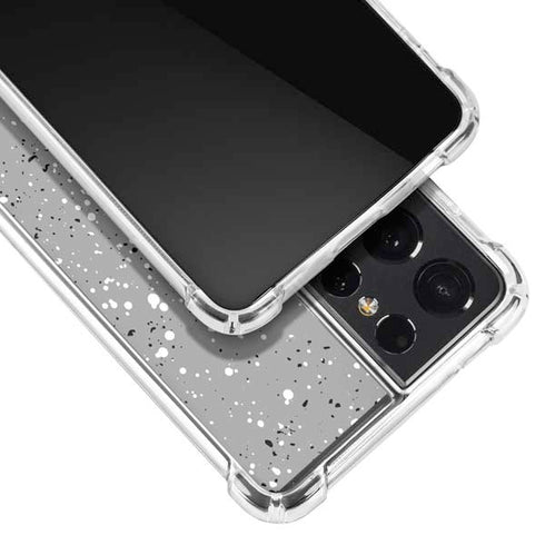 Grey Speckle Galaxy S21 Ultra 5G Clear Case