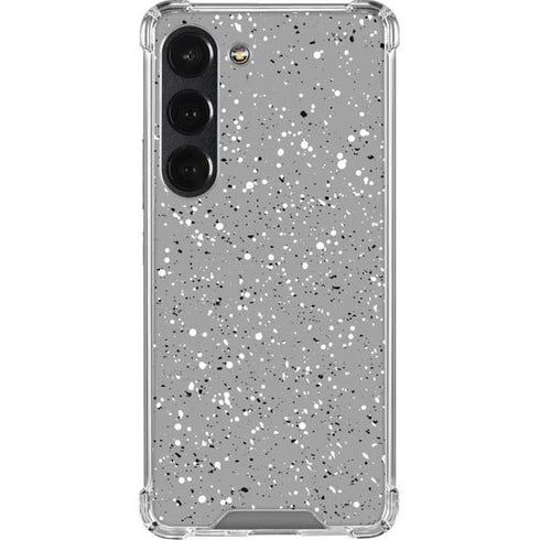 Grey Speckle Galaxy S23 Clear Case