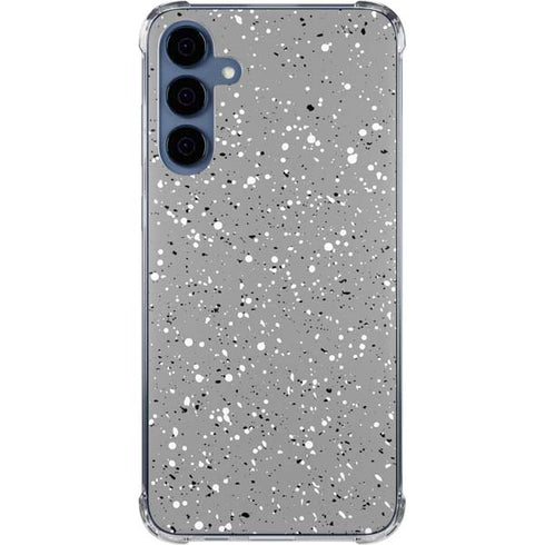 Grey Speckle Galaxy S24 Clear Case