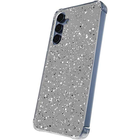Grey Speckle Galaxy S24 Clear Case