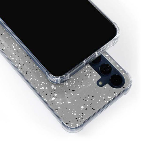 Grey Speckle Galaxy S24 Clear Case