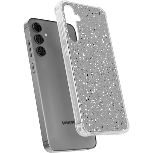 Grey Speckle Galaxy S24 Plus Clear Case
