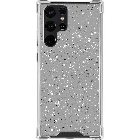 Grey Speckle Galaxy S24 Ultra Clear Case