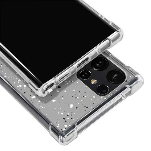 Grey Speckle Galaxy S24 Ultra Clear Case