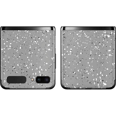 Grey Speckle Galaxy Z Flip Skin