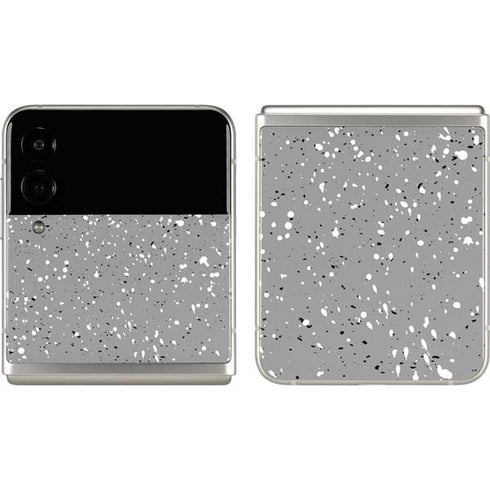Grey Speckle Galaxy Z Flip3 5G Skin